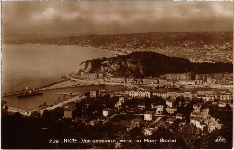 Carte postale ancienne Nice- vue generale France