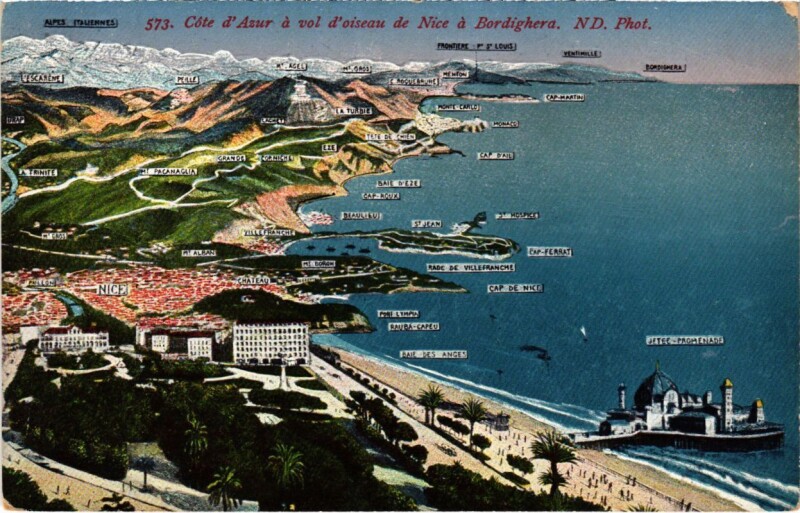 Carte postale ancienne Nice- France