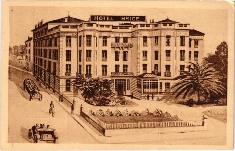 Carte postale ancienne Nice- Hotel Brice France