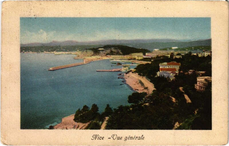 Carte postale ancienne Nice- vue generale France