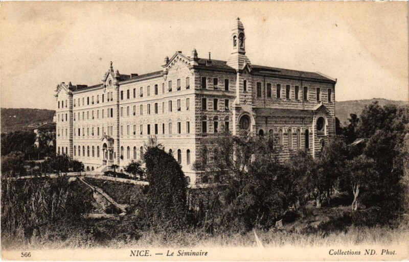 Carte postale ancienne Nice- Le Seminaire France