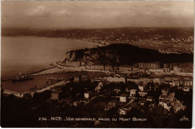 Carte postale ancienne Nice- vue generale France