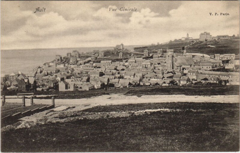 Carte postale ancienne Ault Vue générale