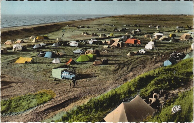 Carte postale ancienne Onival - Le Camping