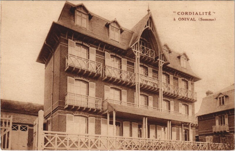 Carte postale ancienne Cordialite a Onival
