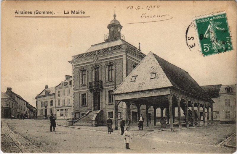 Carte postale ancienne Airines - La Mairie