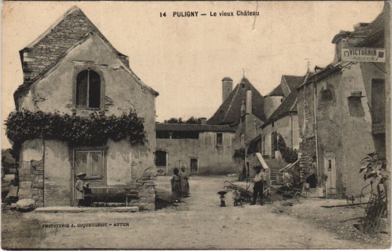 Carte postale ancienne Puligny - Le vieux Chateau