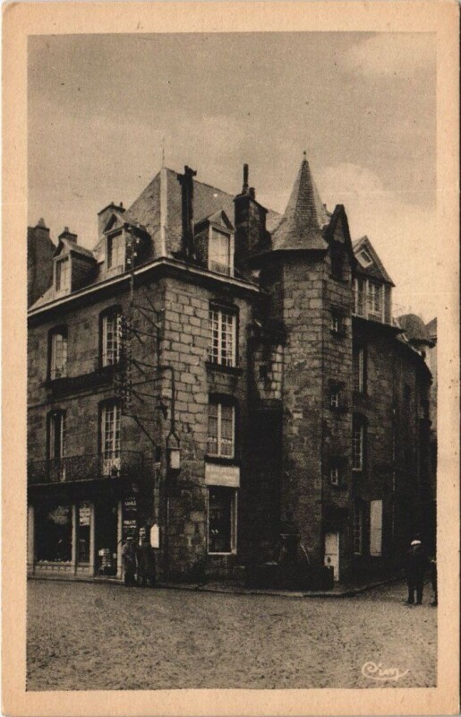 Carte postale ancienne Aubusson - Vieille Maison à Aubusson