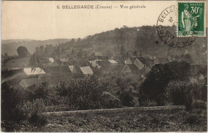 Carte postale ancienne Ladapeyre - Le Chateau à Ladapeyre