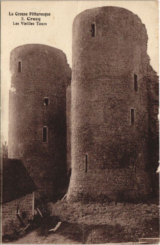 Carte postale ancienne Corcq Les Vieilles Tours