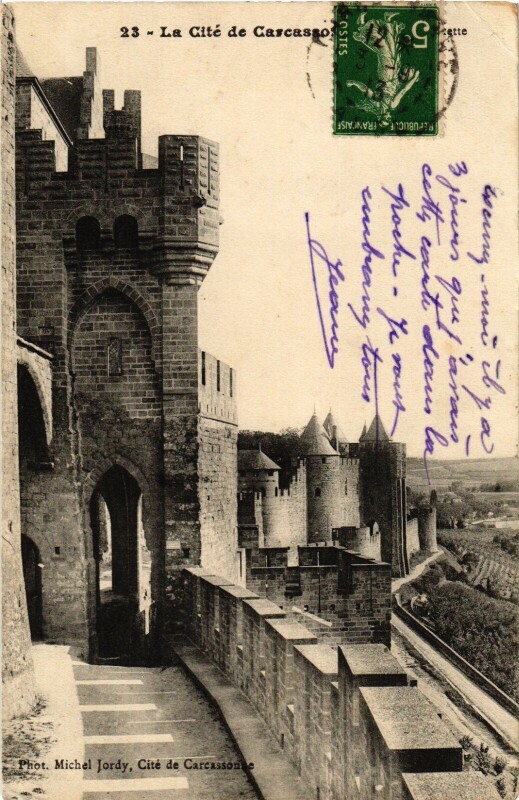Carte postale ancienne Carcassonne France à Carcassonne