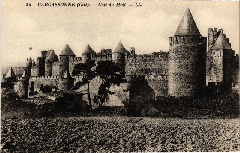 Carte postale ancienne Carcassonne Cote du Midi France à Carcassonne