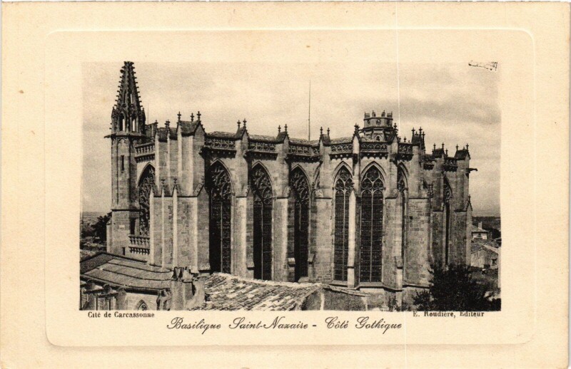 Carte postale ancienne Carcassonne Basilique Saint-Nazaire France à Carcassonne