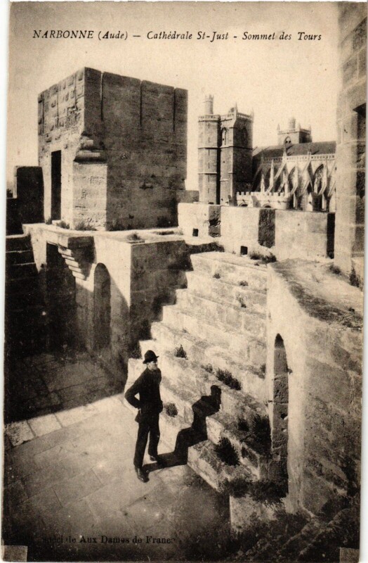 Carte postale ancienne Narbonne Cathedrale St.Just France à Narbonne