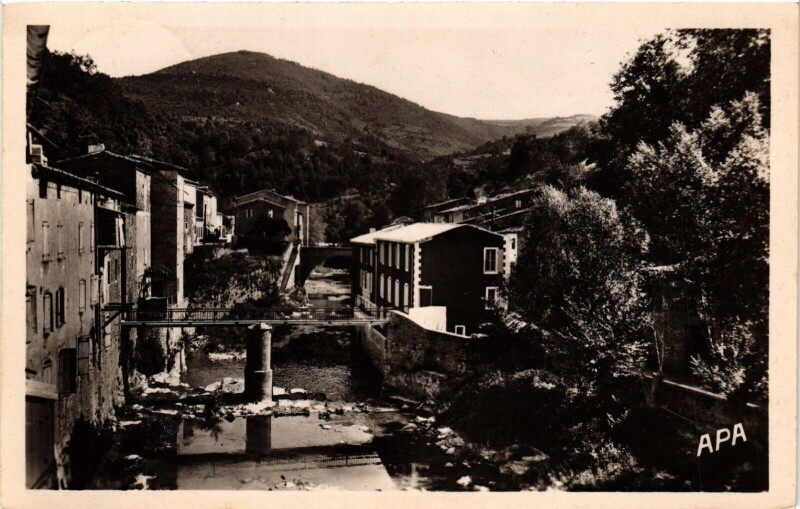 Carte postale ancienne Rennes les Bains Les Bains Romains s la Sals France à Rennes-les-Bains