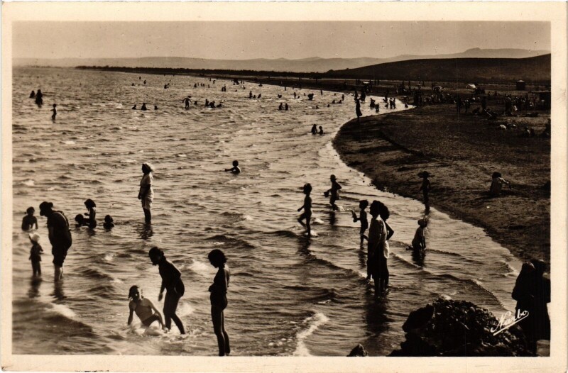 Carte postale ancienne La Nouvelle La Plage France