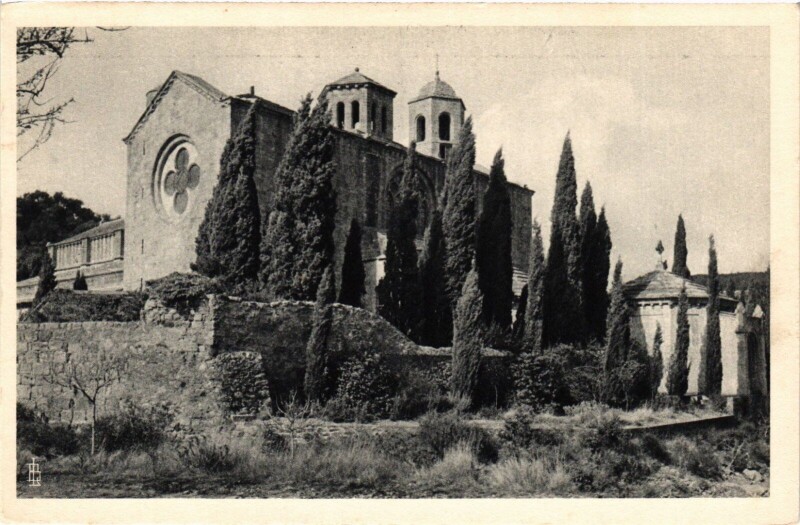 Carte postale ancienne Abbaye de Fontfroide Vue exterieure: Cote Sud-Est France