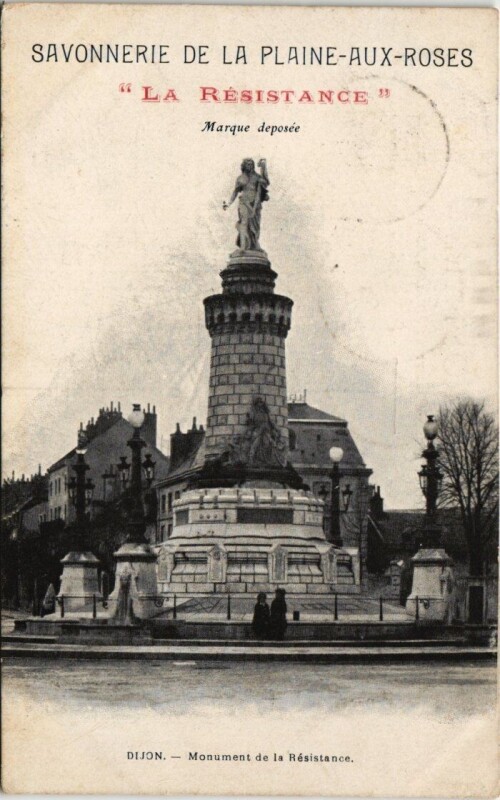 Carte postale ancienne Dijon - Monument de la Résistence à Dijon