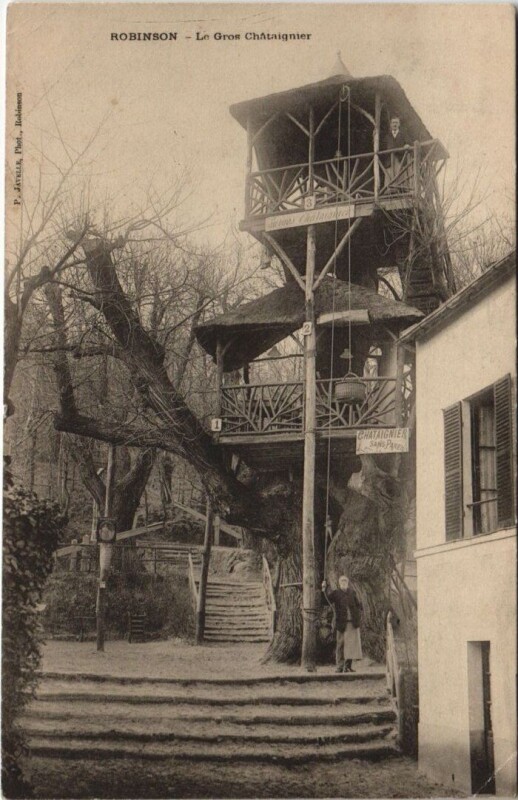 Carte postale ancienne Robinson - Le gros Chataignier