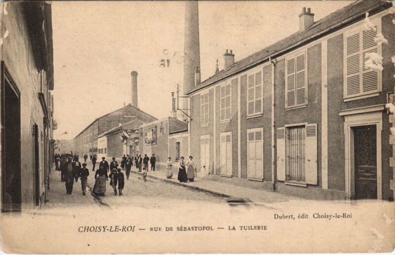 Carte postale ancienne Choisy-le-Roi - Rue de Sébastopol - La Tuilerie à Choisy-le-Roi