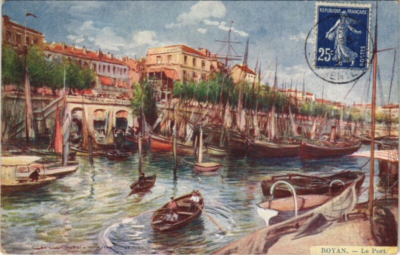 Carte postale ancienne Royan-Le Port à Royan