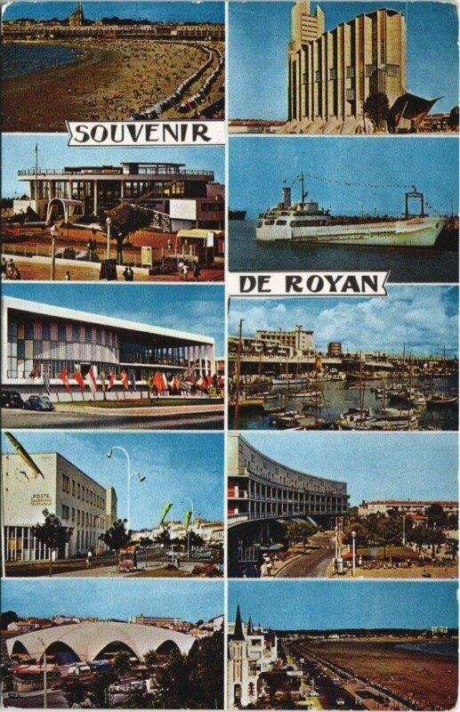 Carte postale ancienne Souvenir de Royan à Royan