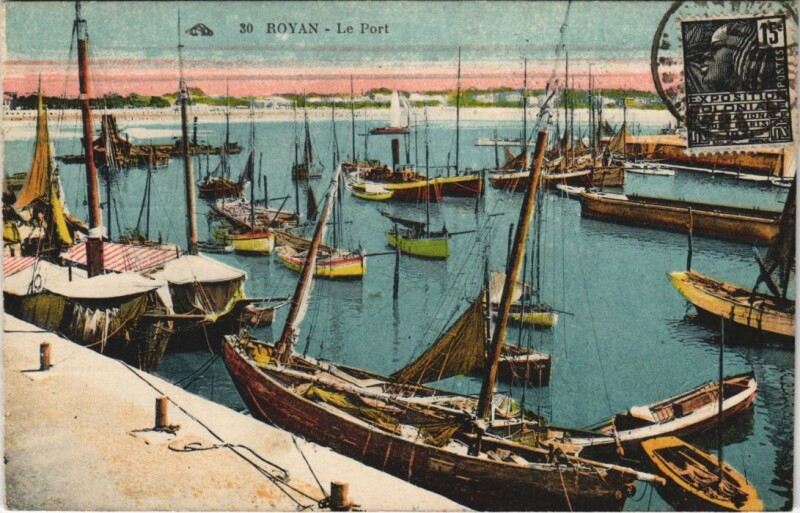 Carte postale ancienne Royan-Le Port à Royan