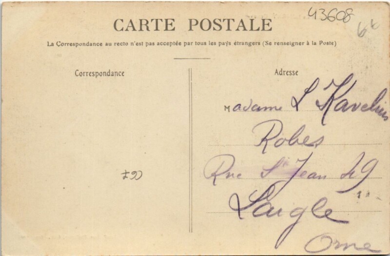 Carte postale ancienne Chateau de Lonray