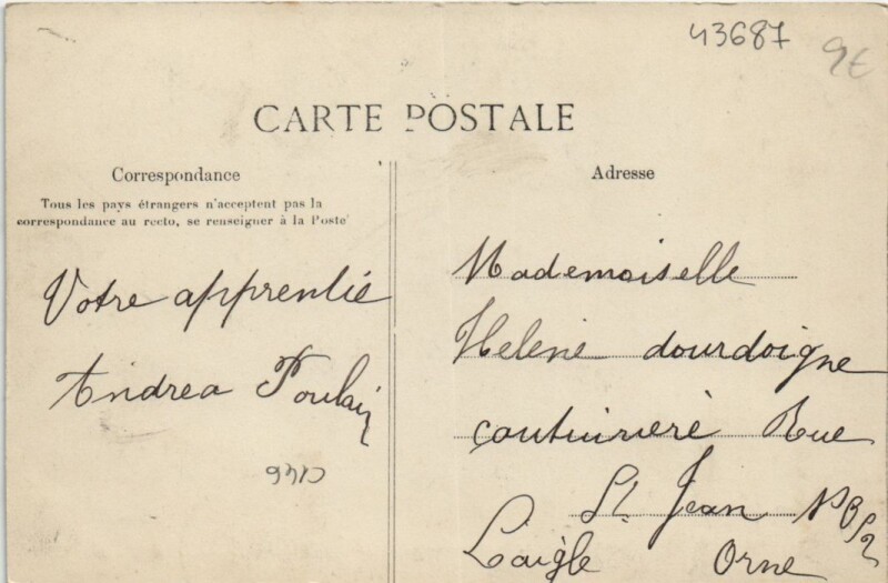 Carte postale ancienne Laigle