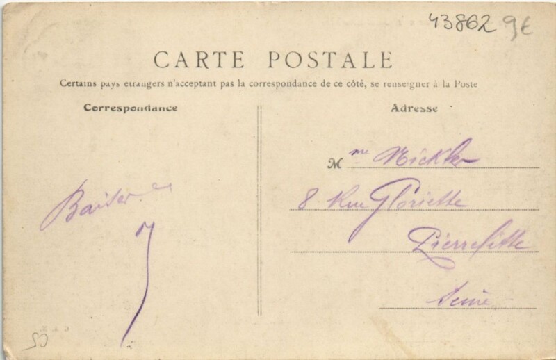 Carte postale ancienne Lens-Fosse (Saint-Elisabeth)