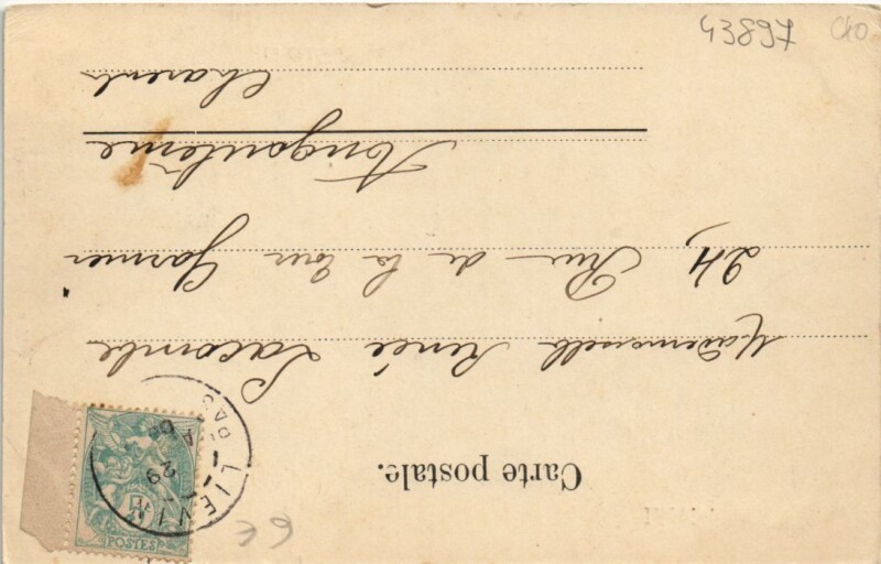 Carte postale ancienne Lievin-Le Cháteau