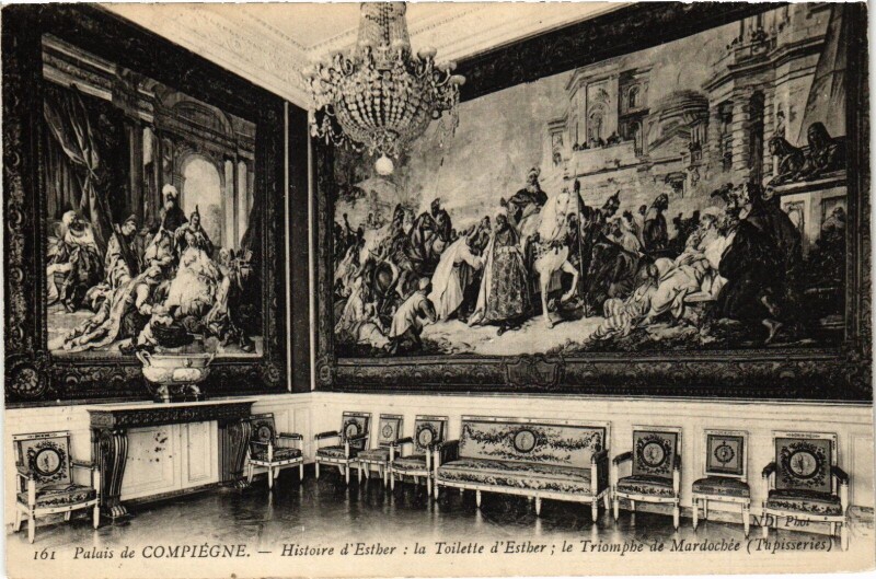 Carte postale ancienne Compiegne Palais de Compiegne France