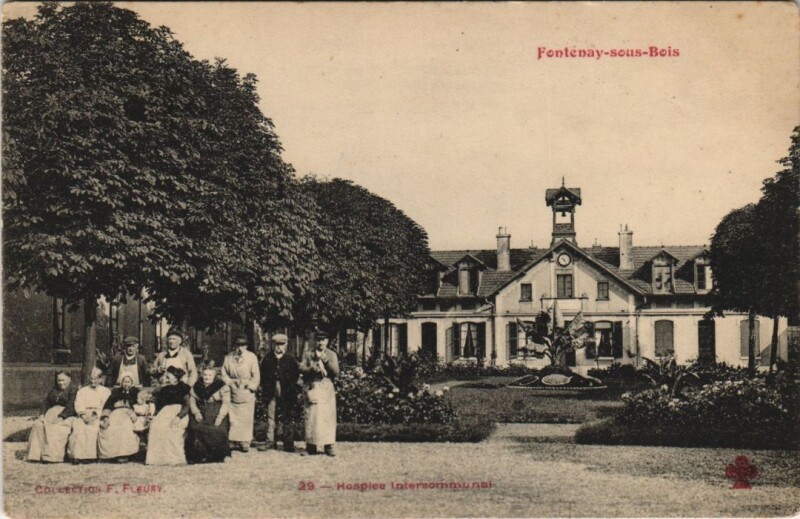 Carte postale ancienne Fontenay-sous-Bois - Hospice Intercommunal à Fontenay-sous-Bois