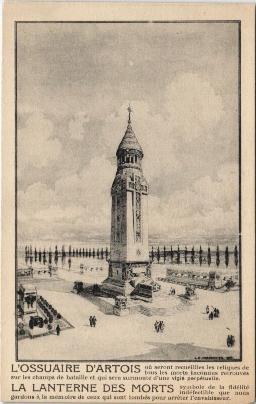 Carte postale ancienne L'Ossuaire d'Artois