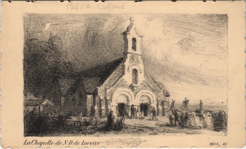 Carte postale ancienne Chapelle de N.-D. de Lorette
