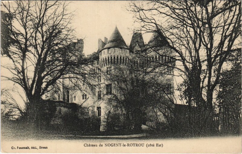 Carte postale ancienne Chateau de Nogent-le-Rotrou - à Nogent-le-Rotrou