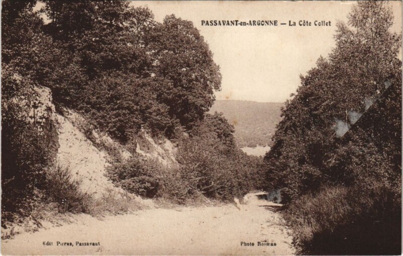 Carte postale ancienne Passavant-en-Argonne - La Cote Collet à Passavant-en-Argonne