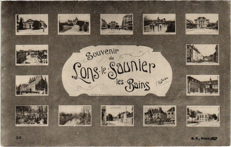Carte postale ancienne Lons le Saunier- souvenir France à Lons-le-Saunier