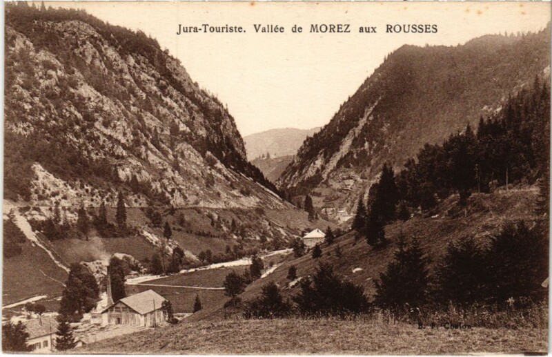 Carte postale ancienne Morez- La Vallee France