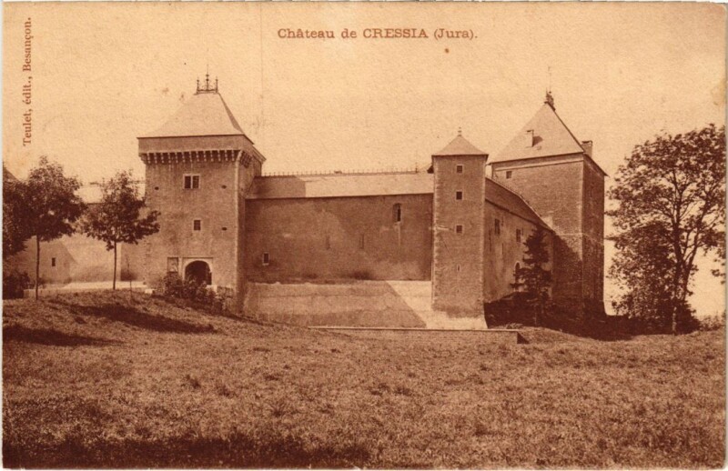 Carte postale ancienne Chateau de Cressia France à Cressia
