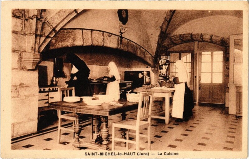 Carte postale ancienne Saint Michel le Haut- La Cuisine France