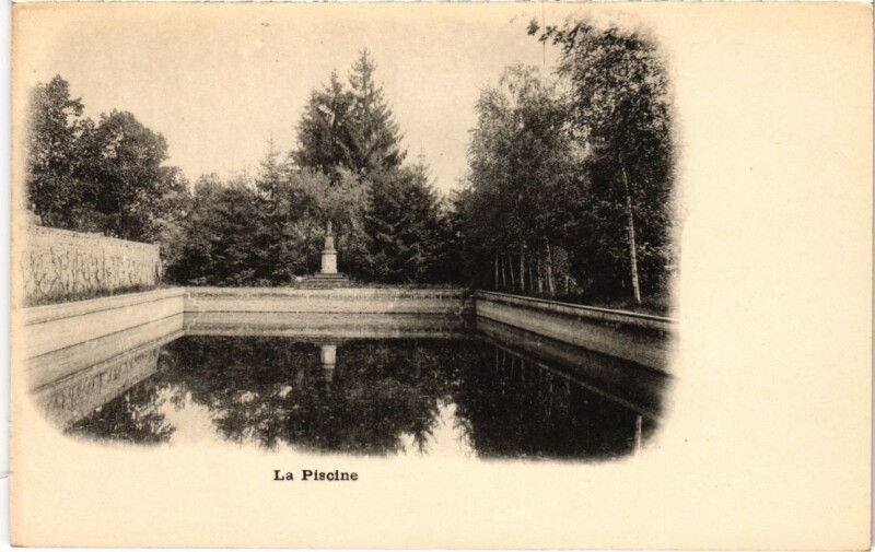 Carte postale ancienne La Piscine France