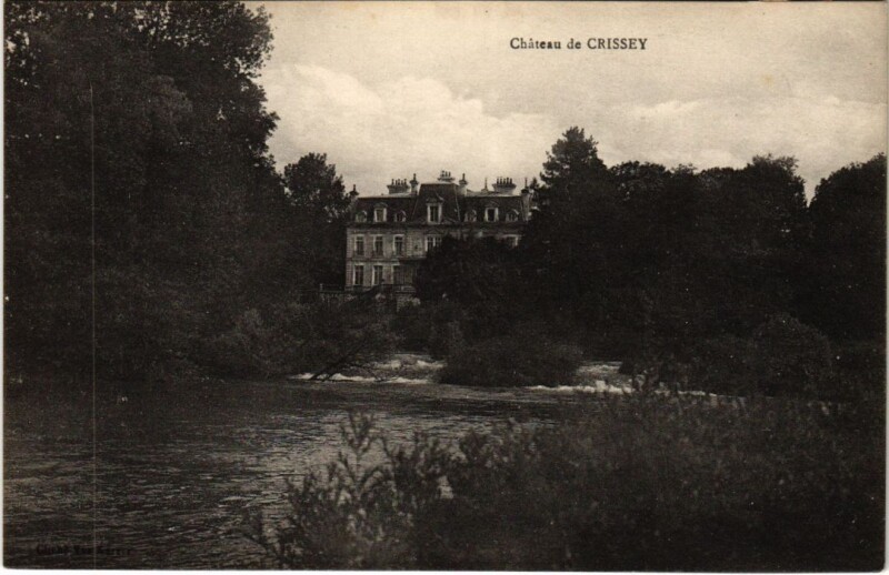 Carte postale ancienne Chateau Crissey France à Crissey