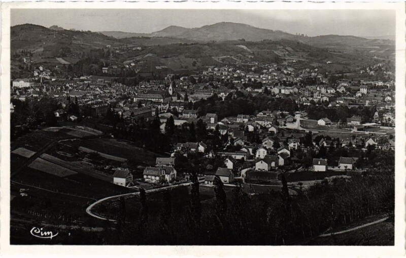 Carte postale ancienne Lons le Saunier- Vue generale France à Lons-le-Saunier