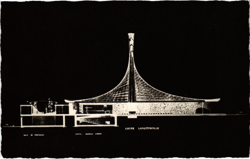 Carte postale ancienne Maquette de l'Eglise Saint-Jean de Dole France