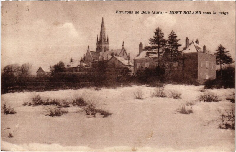 Carte postale ancienne Mont Roland sous la neige France