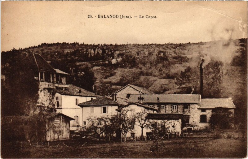 Carte postale ancienne Balanod- Le Capot France- à Balanod