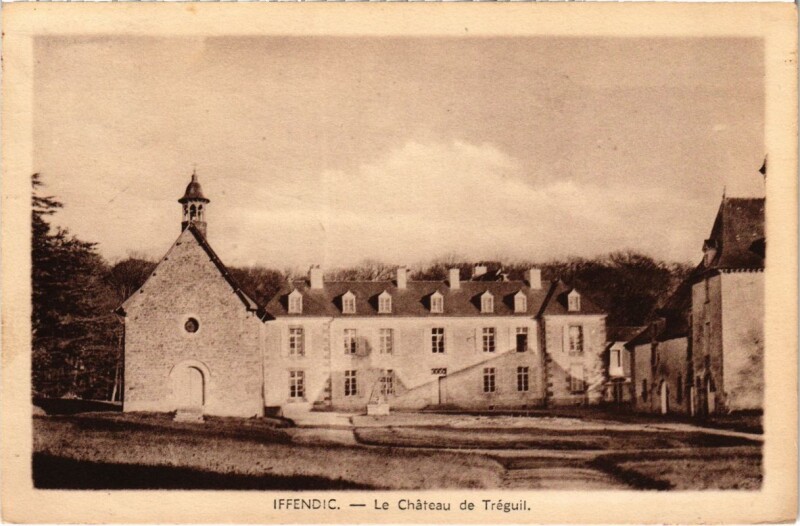 Carte postale ancienne Le Château de Tréguil à Iffendic