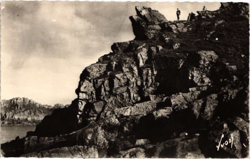 Carte postale ancienne Env.de Cancale La Pointe du Grouin France à Cancale