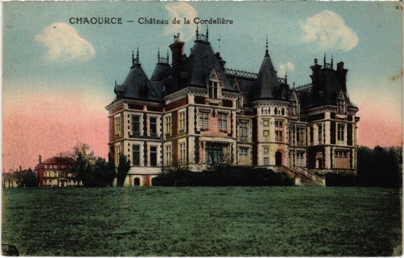 Carte postale ancienne Chaource - Chateau de la Cordeliere à Chaource